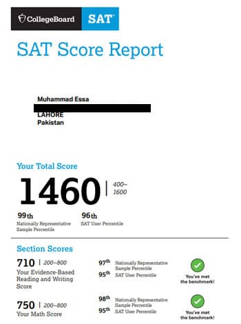 X-Effective Student Score Report 14
