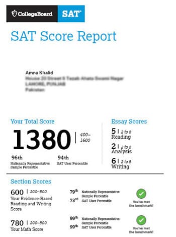 X-Effective Student Score Report 3