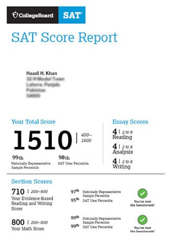 X-Effective Student Score Report 7